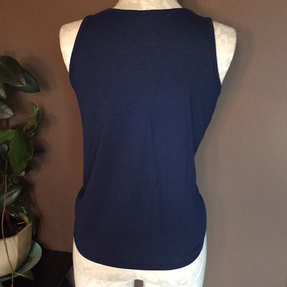 Rebellious one blue tank top medium knot tie - Picture 4 of 6